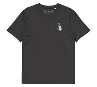 ANCHOR & CREW Penguin Suit Actual Life Cotton Embroidered T-Shirt in Dark Grey | Size: Medium ANCHOR & CREW Dark Grey M