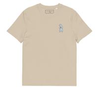 ANCHOR & CREW Polar Bear Day Out In The Wild Cotton Embroidered T-Shirt in Camel | Size: 2XL ANCHOR & CREW Camel 2XL