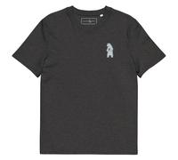 ANCHOR & CREW Polar Bear Day Out In The Wild Cotton Embroidered T-Shirt in Dark Grey | Size: 2XL ANCHOR & CREW Dark Grey 2XL