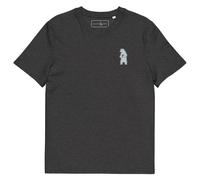 ANCHOR & CREW Polar Bear Day Out In The Wild Cotton Embroidered T-Shirt in Dark Grey | Size: Large ANCHOR & CREW Dark Grey L