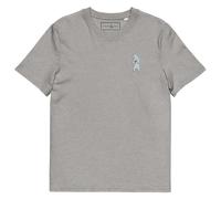 Anchor & Crew Polar Bear Day Out In The Wild Organic Cotton Embroidered T-Shirt - 2XL - Heather Grey