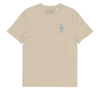 Anchor & Crew Polar Bear Day Out In The Wild Organic Cotton Embroidered T-Shirt - S - Desert Dust