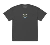 Anchor & Crew R. R. C. Alce El Clasico Football Oversized Cotton T-Shirt - 2XL - Faded Black