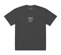 Anchor & Crew R. R. C. Alce El Clasico Football Oversized Cotton T-Shirt - M - Faded Black