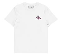ANCHOR & CREW Scorpion Knittin' Up In The Wild Cotton Embroidered T-Shirt in White | Size: Small ANCHOR & CREW White S