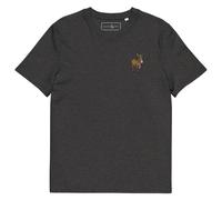 ANCHOR & CREW Smart Ass Actual Life Cotton Embroidered T-Shirt in Dark Grey | Size: Medium ANCHOR & CREW Dark Grey M