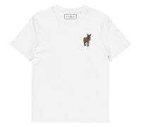 ANCHOR & CREW Smart Ass Actual Life Cotton Embroidered T-Shirt in White | Size: Medium ANCHOR & CREW White M