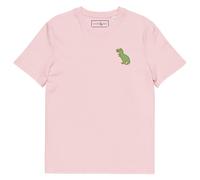 ANCHOR & CREW T-Rex Snap Dancin' In The Wild Cotton Embroidered T-Shirt in Pink | Size: 2XL ANCHOR & CREW Pink 2XL