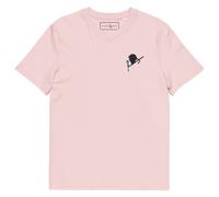 Anchor & Crew The Artist Monkey Organic Cotton Embroidered T-Shirt - L - Cotton Pink