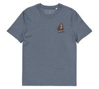 ANCHOR & CREW The DJ Monkey Cotton Embroidered T-Shirt in Dark Blue | Size: Medium ANCHOR & CREW Dark Blue M