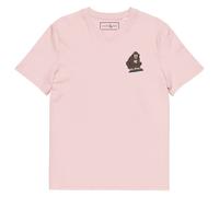 Anchor & Crew The DJ Monkey Organic Cotton Embroidered T-Shirt - M - Cotton Pink