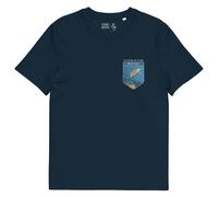 Anchor & Crew Think Ocean Turtle Love The Planet Organic Cotton T-Shirt - XL - Navy Blue