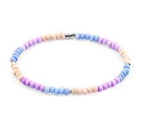 ANCHOR & CREW Women's Sophia Silver & Glass SKINNY Bracelet | Size: 19 cm ANCHOR & CREW Multicolor 19 cm
