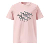 Anchor & Crew Zebra Where's William Going? Organic Cotton T-Shirt - Cotton Pink - L