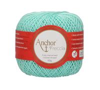 Anchor Crochet Yarn, 100% Cotton, 385 Arctic Blue, Thickness 6
