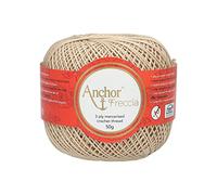 Anchor Crochet Yarn, Cotton, 00286 Beige, 6,6cm x 6,6cm x 6,6cm