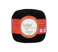 Anchor Crochet Yarn, Cotton, 00403 Black