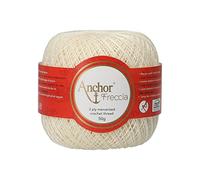 Anchor Crochet Yarn, Cotton, White