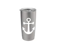 Anchor Design/Sailor Symbol of Stability Hope and Strength Stainless Steel Insulated Tumbler