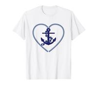 Anchor Design/Sailor Symbol of Stability Hope and Strength Value Graphic T-Shirt