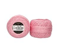 Anchor Embroidery Thread, 100% Cotton, Raspberry Pink, Thickness 8, 82m, 16