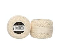 Anchor Embroidery Thread, Cotton, Ivory, Stärke 8, 82m