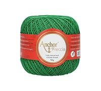 Anchor Freccia Crochet Yarn 12 4771012 00227 Green, 100% Cotton