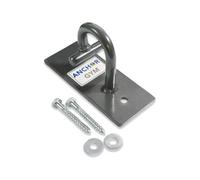 Anchor Gym H1 Ceiling and Wall Anchor for Resistance Bands - Exercise Hooks Wall - Resistance Bands Anchor for Bodyweight Straps, Strength Training and Home Gym - (Wooden Mounting Screws Included)