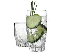 Anchor Hocking Central Park Drinking Glasses (16-Pieces, Dishwasher Safe)