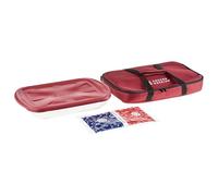 Anchor Hocking Glass Baking Dishes for Oven with Casserole Carrier, 4 Piece Set (3 Quart Glass Baking Dish, Red Lid, Red Thermal Carrier, and Hot/Cold Pack)