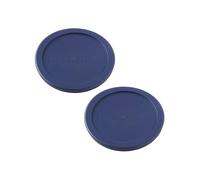 Anchor Hocking Replacement Lids for Glass Food Storage, 2 Cup Round, Navy, Set of 4 (Also Compatible with Pyrex Glass Food Storage)