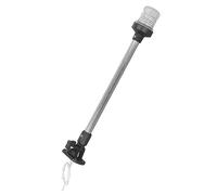 Anchor Light Boat Aften Light LED Anchor Navigation 18 Inch Marine Allround Boat Anger White 12 or 24V 3W with Visibility of 2 Nautical Miles