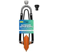 Anchor Man Boat Motor Muffs - Engine Flusher for Marine Boat, Use for Antifreeze or Common Water Flush, Motor Flusher for Inboard & Outboard (Orange Rectangular Cap)