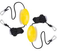Anchor Marker Buoy, 30 ft. Marine Rope Tow Line Anchor Buoy Float Leash & Stainless Steel Hook,High Visibility Anchor Line Float