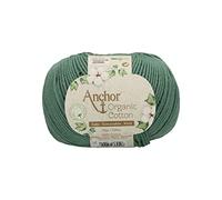 Anchor Organic Cotton, 50 g, Thickness: 4, Design: 125 m Emerald Lake Crochet Yarn