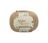 Anchor Organic Cotton, 50 g, Thickness: 4, Presentation: 125 m Pebble Stone Crochet Yarn