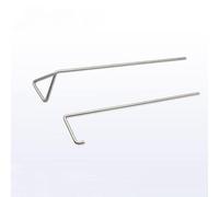 Anchor Paddle Stirring Rod, Pack of 10 Stainless Steel Overhead Stirring Rod Cell Spreader for Petri Dish Triangular and L Shape(B-Type)