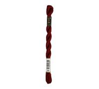 Anchor pearl thread, embroidery thread, Cotton, 00022 Dunkelrot, dunkelrot
