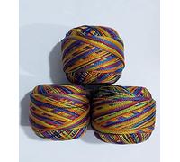 Anchor pearl variegated embroidery cotton thread cross stitch art craft size 8 various assorted colors, Article 7
