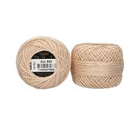 ANCHOR Pearl Yarn, Thickness: 8, Packaging: 10G, Running Length: 82M beige Embroidery Threads