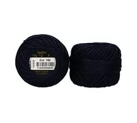 ANCHOR Pearl Yarn, Thickness: 8, Packaging: 10G, Running Length: 82M blauschwarz Embroidery Threads