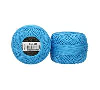 ANCHOR Pearl Yarn, Thickness: 8, Packaging: 10G, Running Length: 82M blautürkis Embroidery Threads