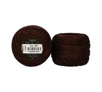 ANCHOR Pearl Yarn, Thickness: 8, Packaging: 10G, Running Length: 82M dunkelbraun Embroidery Threads