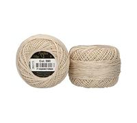 ANCHOR Pearl Yarn, Thickness: 8, Packaging: 10G, Running Length: 82M ecru Embroidery Threads