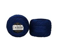 ANCHOR Pearl Yarn, Thickness: 8, Packaging: 10G, Running Length: 82M tintenblau Embroidery Threads