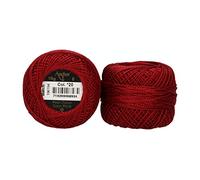 ANCHOR Pearl Yarn, Thickness: 8, Packaging: 10G, Running Length: 82M weinrot Embroidery Threads