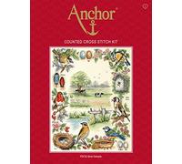 Anchor PSC52 Cross Stitch Kit: Birds, Multi-Colour, 35 x 44cm
