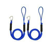 Anchor Rope, 2Pcs Boat Bungee Dock Line With Loop Ropes For Docking Marine Rope Cord Tie Down(Blu)