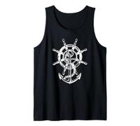 Anchor & Rudder Cool Sailing Design Nautical Gift Men Women Tank Top
