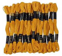 ANCHOR Stranded Cotton Thread Floss Cross Stitch Hand Embroidery Pack of 25 Skeins-Yellow